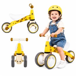 Rowerek Biegowy Ecotoys Żyrafa Bezpieczne Koła EVA Dla Dzieci 12-36 M