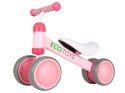 Rowerek biegowy Ecotoys różowy dla dzieci 18-36 miesięcy