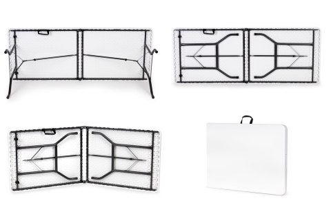 Stół cateringowy MultiGarden 180x74 cm składany biały