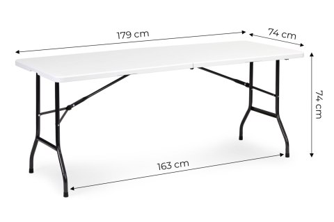 Stół cateringowy MultiGarden 180x74 cm składany biały