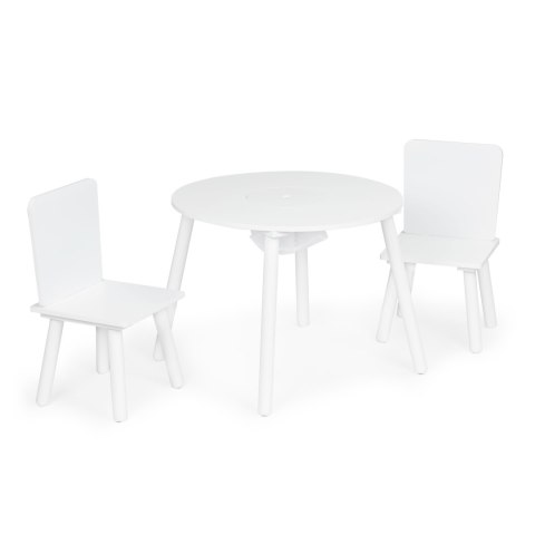 Stolik dziecięcy Ecotoys z 2 krzesłami sosnowymi MDF
