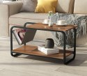 Stolik kawowy loft ModernHome 86,5x40x46 cm 2 poziomy