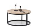 Stolik kawowy loft ModernHome 60 cm metalowy stelaż