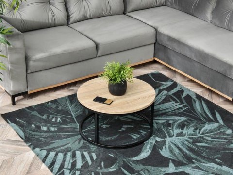 Stolik kawowy loft ModernHome 60 cm metalowy stelaż