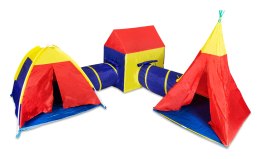 Zestaw Namiotów Dla Dzieci IPLAY 5w1 Domek Tipi Igloo Tunele