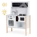 Drewniana Kuchnia Ecotoys Dla Dzieci Z Dźwiękiem I Światełkami LED