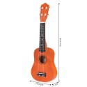 Gitara Ukulele Ecotoys Drewniana 4 Struny Nylonowe Dla Dzieci 3+