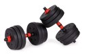 Hantle regulowane MOVEPRO 2x10 kg z gryfem 20 kg