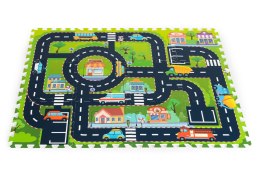 Mata Piankowa IPLAY Puzzle Miasto 12 Elementów EVA 114x86 cm