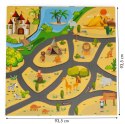 Mata Piankowa Ecotoys Safari 9 Elementów EVA 93x93 cm Puzzle Dla Dzieci