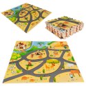 Mata Piankowa Ecotoys Safari 9 Elementów EVA 93x93 cm Puzzle Dla Dzieci