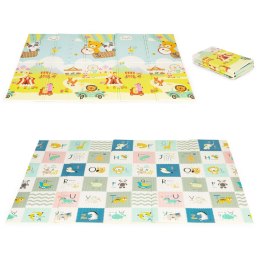 Mata Piankowa Ecotoys Dwustronna Składana 147x193 cm Z Torbą