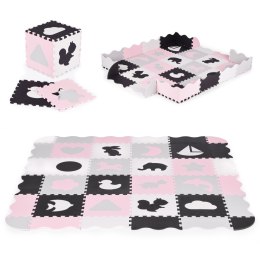 Mata Piankowa Ecotoys Puzzle 36 Elementów 151x151 cm Suchy Basen EVA