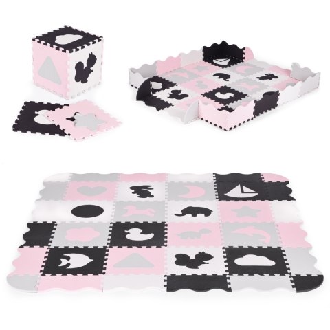 Mata piankowa Ecotoys puzzle 36 elementów 151x151 cm