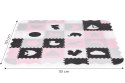 Mata piankowa Ecotoys puzzle 36 elementów 151x151 cm