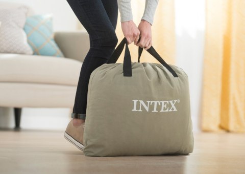 Materac dmuchany 191x99x33 cm z pompką elektryczną Intex
