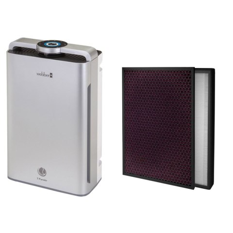 Oczyszczacz powietrza WEBBER AP9700 Wi-Fi srebrny