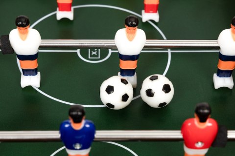 Piłkarzyki Stołowe Mini Drewniane Dla Dzieci 3+ Z Licznikiem Punktów