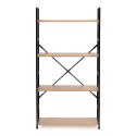 Regał drewniany ModernHome 4 półki loft 58,5x23,5x113 cm