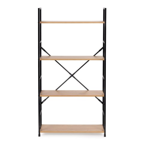 Regał drewniany ModernHome 4 półki loft 58,5x23,5x113 cm