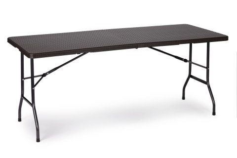Stół cateringowy MultiGarden składany 180x74 cm ratan