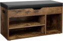 Szafka na buty z siedziskiem LOFT 30x80x44 cm rustykalna