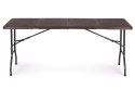 Zestaw cateringowy MultiGarden stół 180 cm + 2 ławki brąz