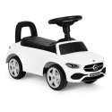 Jeździk Mercedes C CLASS biały z dźwiękami i kierownicą