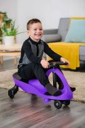 Jeździk grawitacyjny Ecotoys fioletowy koła LED 3+