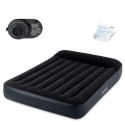 Materac dmuchany 203x152 cm z pompką łóżko welur INTEX 64150ND