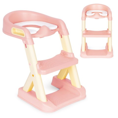 Nakładka na toaletę Ecotoys z drabinką 6-36 miesięcy