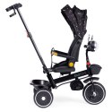 Rowerek trójkołowy Ecotoys czarny z obrotowym siedziskiem
