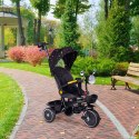 Rowerek trójkołowy Ecotoys czarny z obrotowym siedziskiem