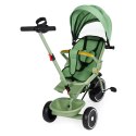 Rowerek trójkołowy ECOTOYS 2w1 zielony z daszkiem