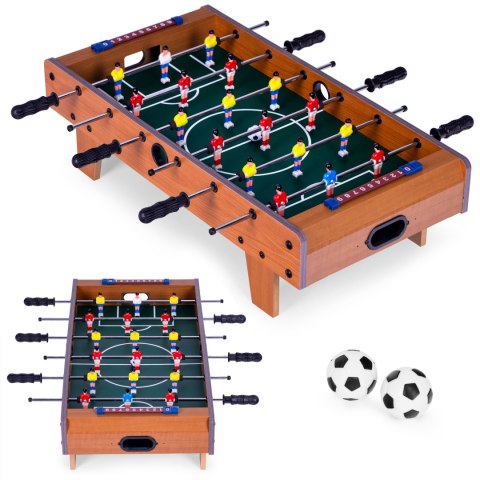 Stół do piłkarzyków Ecotoys drewniany mini 69x35,5 cm