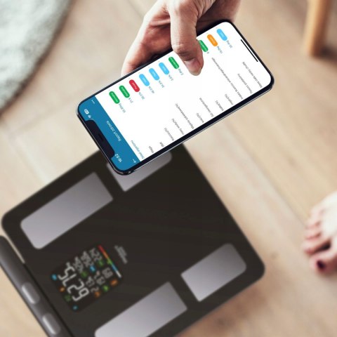 Waga łazienkowa analityczna Webber 15 parametrów Bluetooth