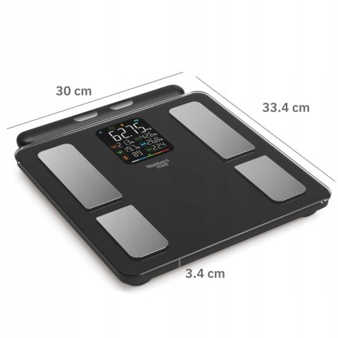 Waga łazienkowa analityczna Webber 15 parametrów Bluetooth