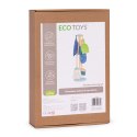 Drewniany Zestaw Do Sprzątania ECOTOYS 7 Elementów Mop Miotła Szufelka