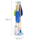 Drewniany Zestaw Do Sprzątania ECOTOYS 7 Elementów Mop Miotła Szufelka