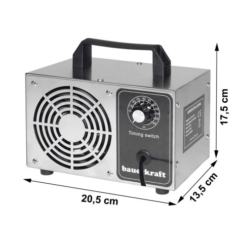 Generator ozonu 60g/h z timerem 120W do domu i biura