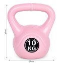 Kettlebell MOVEPRO 10 kg różowy odważnik do ćwiczeń