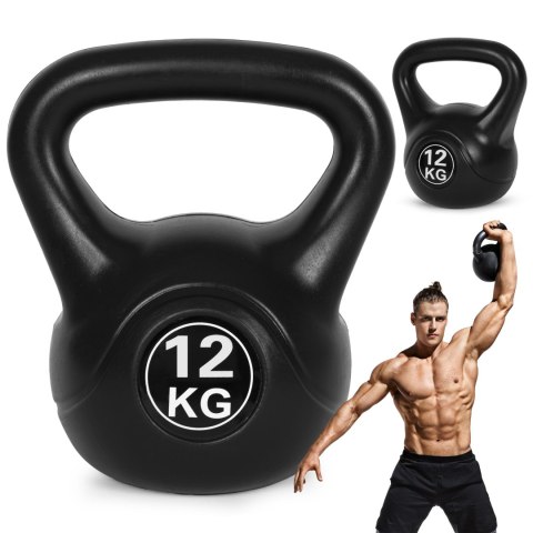 Kettlebell MOVEPRO 12 kg odważnik do ćwiczeń fitness