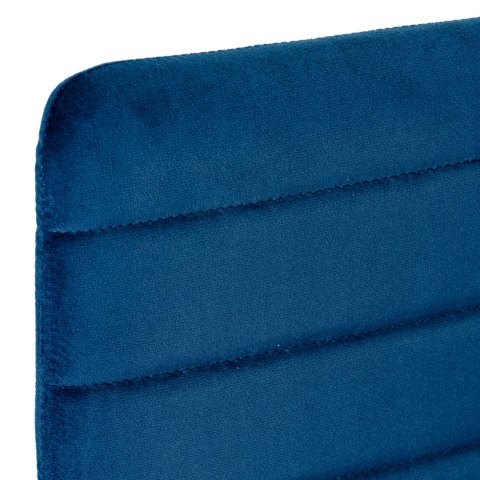 Krzesła Velvet niebieskie tapicerowane 4 sztuki