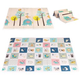 Mata Piankowa Ecotoys 200x150 cm Dwustronna Edukacyjna Miarka Alfabet