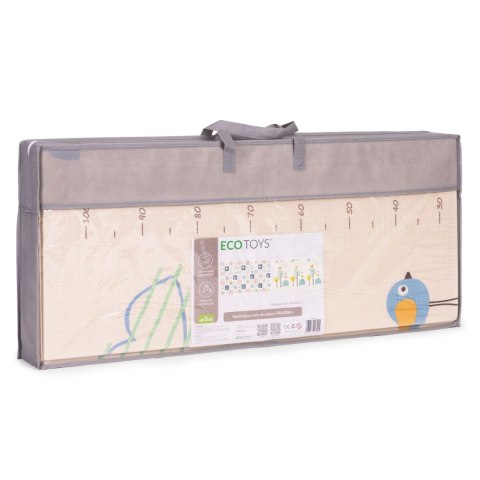Mata piankowa Ecotoys 200x180 cm dwustronna edukacyjna