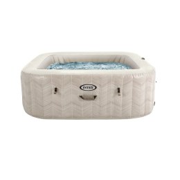 Nadmuchiwane SPA kwadratowe basen z hydromasażem 6 os. 196x71 cm akcesoria premium INTEX 28472