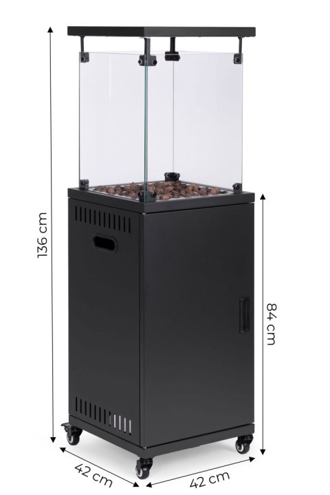 Ogrzewacz gazowy MultiGarden 13 kW szklany na ogród