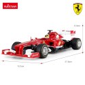 Samochód Zdalnie Sterowany Ferrari F1 Rastar 1:18 Realistyczny Model 28 cm