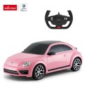 Samochód Zdalnie Sterowany Volkswagen Beetle Rastar 1:14 Różowy