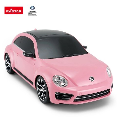 Samochód Zdalnie Sterowany Volkswagen Beetle Rastar 1:14 Różowy